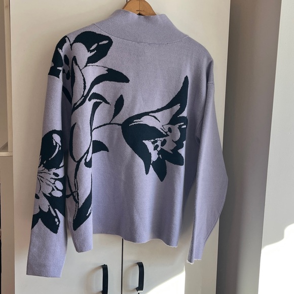 Anthropologie Cary’s Mock-Neck Turtleneck Sweater Size Small NWT - Picture 5 of 11